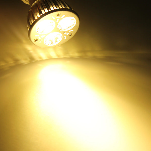 GU10 6W White/Warm White 3LED Spotlightt Bulb LED Lamp Light AC85-265V