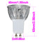 GU10 6W White/Warm White 3LED Spotlight Bulb LED Lamp Light AC85-265V