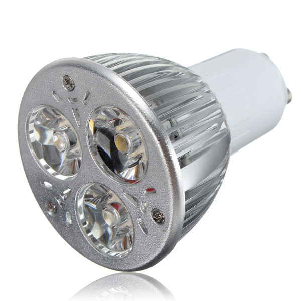 GU10 6W White/Warm White 3LED Spotlightt Bulb LED Lamp Light AC85-265V