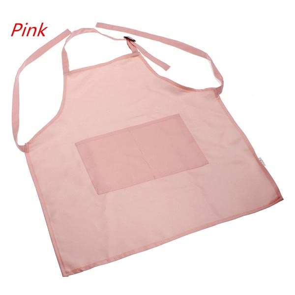 Cute Kids Children Kitchen Painting With Pocket Polyester Adjustable Aprons
