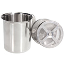 Stainless Steel Pump Milk Frother Creamer Foam Cappuccino 400ML Coffee Double Mesh Froth