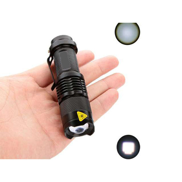 Ultrafire  XPE Q5 7w 3 Modes Zoomable LED Flashlight Ultrafire XD CREE MECO