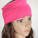 Women Multicolor Elastic Hairbands Turban Stretch Wide Yoga Headbrand