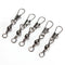 100pcs Fishing Connector Solid Rings With Interlock Snap