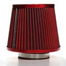 Universal Carbon Finish Car Air Filter Mesh Cone 76mm