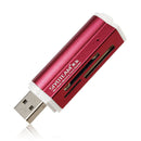 USB All in 1 Multi Memory Card Reader for Micro SD MMC SDHC TF M2