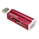 USB All in 1 Multi Memory Card Reader for Micro SD MMC SDHC TF M2