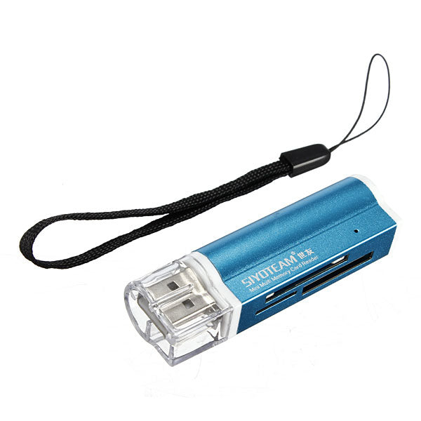 USB All in 1 Multi Memory Card Reader for Micro SD MMC SDHC TF M2