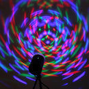 3W RGB Stage Light Lamp Crystal LED Rotating Disco Voice Activated