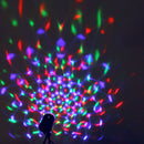3W RGB Stage Light Lamp Crystal LED Rotating Disco Voice Activated