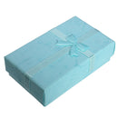 Bowknot Paper Necklace Earrings Ring Jewelry Box Case Party Gift
