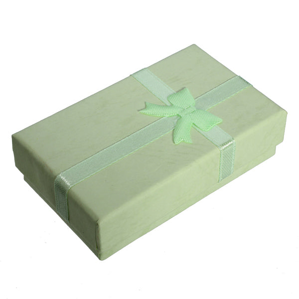 Bowknot Paper Necklace Earrings Ring Jewelry Box Case Party Gift