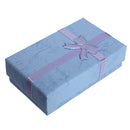 Bowknot Paper Necklace Earrings Ring Jewelry Box Case Party Gift