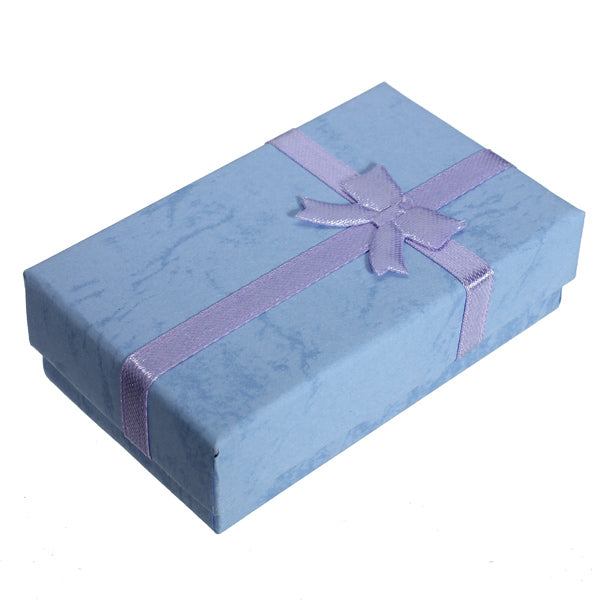 Bowknot Paper Necklace Earrings Ring Jewelry Box Case Party Gift