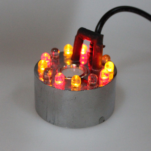 12 LED Colorful Fogger Light Water Fountain Pond Mist Machine