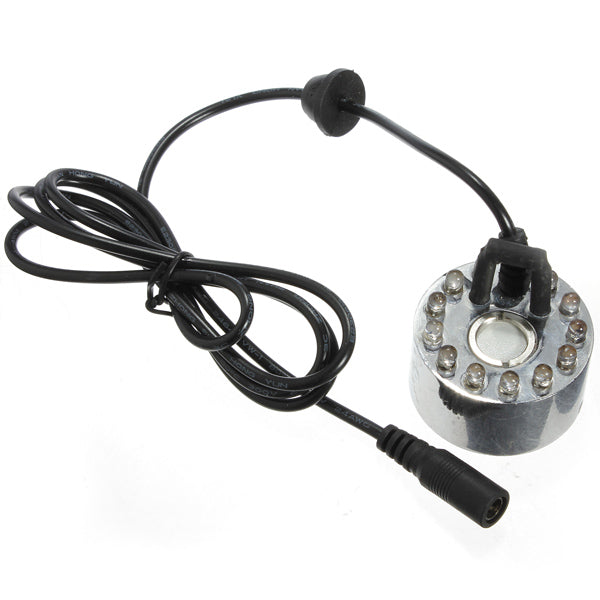 12 LED Colorful Fogger Light Water Fountain Pond Mist Machine