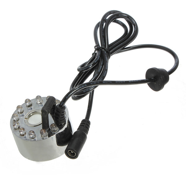 12 LED Colorful Fogger Light Water Fountain Pond Mist Machine