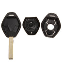 3 Button Car Key Shell Case for BMW E39 E53 E60 E63 with Blade