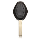 3 Button Car Key Shell Case for BMW E39 E53 E60 E63 with Blade