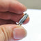 Unisex Crystal Couple Rings Silver Wedding Titanium Steel