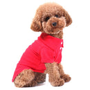 Yani HP-PC1 Multi-Colors Pure Cotton Pet Clothes Polo Shirt Dog Cat Clothing