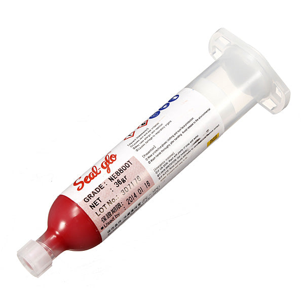 30ml/40g SMD SMT BGA IC Stencil Paste Dispenser Red Glue