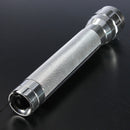 7 LED Solar Power Energy Portable LED Flashlight Silver