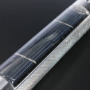 7 LED Solar Power Energy Portable LED Flashlight Silver