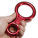 IPRee 30KN  Climbing Rappel Dscender Eight Ring Aluminum Outdoor Mountaineering