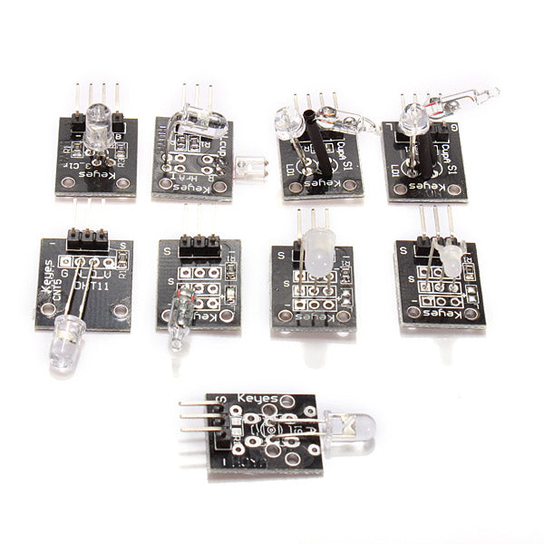Geekcreit 37 In 1 Sensor Module Board Set Starter Kits For Geekcreit Arduino - products that work with official Arduino boards