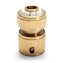 Car Garden Washing Hose Pipe Water Stop Connector Threaded Tap Brass