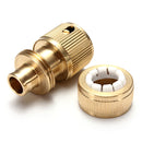 Car Garden Washing Hose Pipe Water Stop Connector Threaded Tap Brass