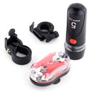 Bike Bicycle 5LED Front Headlight 9LED Rear Tail Light
