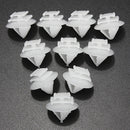10x External Door Trim Bump Rub Strip Clips for Citroen Peugeot
