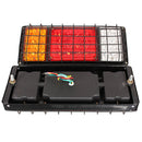 Pair 32LED Stop Rear Tail Indicator Lamps Lights Trailer Truck