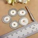 5pcs 20mm Diamond Cutting Discs Jewelry Tools With One 2mm Mandrel