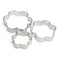 12 Pcs Stainless Steel Flower Heart Biscuit Cake Cookied Mould Cutter