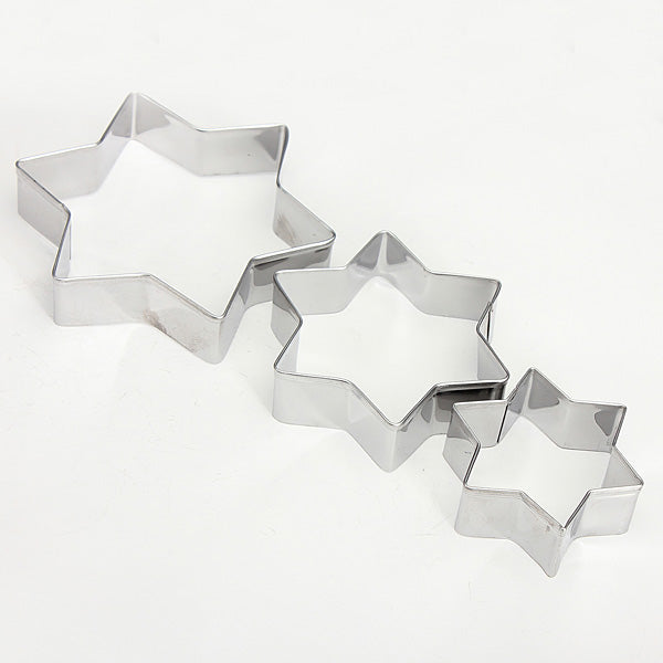 12 Pcs Stainless Steel Flower Heart Biscuit Cake Cookied Mould Cutter