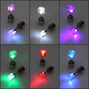 Flashing Flower Led Earrings Ear Stud Perfect for Party Christmas Accessories