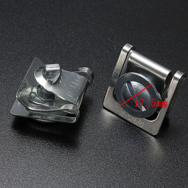 5 Pair Engine Undertray Clips Shield Bottom Cover Fastener Metal Rover