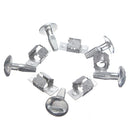 5 Pairs Engine Undertray Fixing Cover Clips For Peugeot 206 207 406