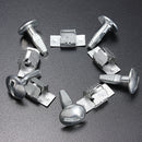 5 Pairs Engine Undertray Fixing Cover Clips For Peugeot 206 207 406