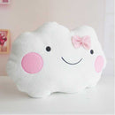 Cute Smile Bowknot Clouds Plush Pillow Cushion