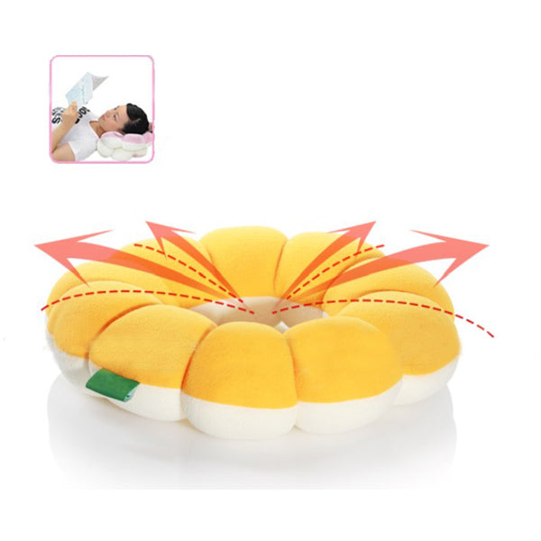 Plush Fabric Donut Elastic Lovely Multifunctional Cushion