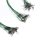 72x Fishing Lure Trace Stainless Steel Wire Spinner Line