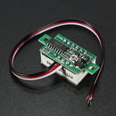 DANIU MINI DC 0-32V 3-Digital LED Display Volt Meter Voltmeter