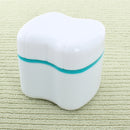 Dental Denture Box Container Orthodontic Dental Blue Case Mouth Tray