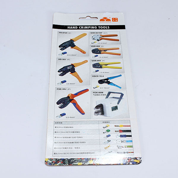 AWG22-10 0.5-6.0mm Insulated Terminals Ratchet Crimping Pliers