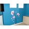 Removable PVC Pink Flower Stem Wall Sticker Room Decor Decal
