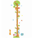 Removerable PVC Animal Height Wall Sticker Cartoon Height Sticker